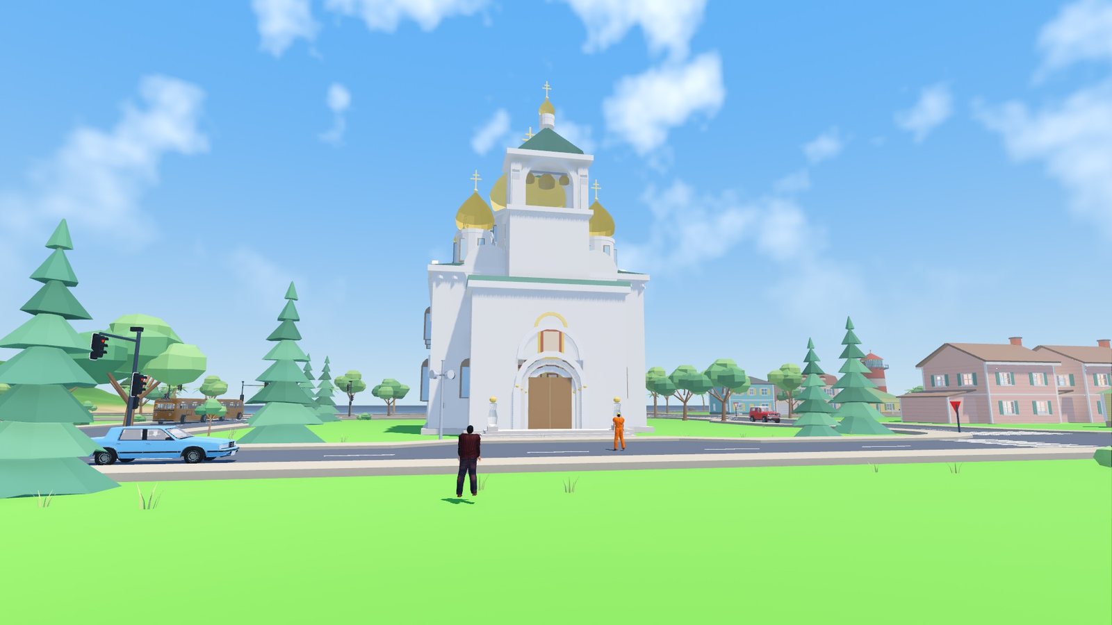 The Orthodox church with its dome